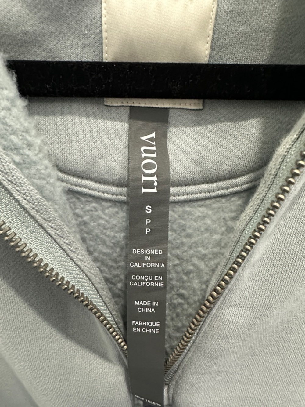 Vuori Light Gray Half-Zip Utility Jacket - Picture 3 of 4